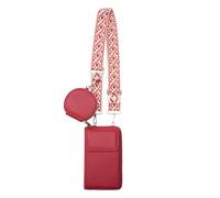 Borsa a tracolla da donna - Nuovo 2024 con tracolla regolabile - Viene fornito con un portafoglio in pelle PU, festa della mamma o compleanno, tasca sul petto per cellulare, carte e Ba, Colore