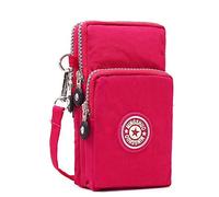 Borsa a tracolla da donna per iPhone 16 Pro, 15, 14, 13 Pro Max, Samsung Galaxy A15, A35, A25, A55, S25+, Google Pixel 9, 8a, 7, 6, Motorola Edge 60 Pro/Fusion, Magenta, Small