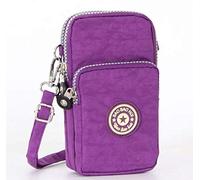 Borsa a tracolla da donna per iPhone 16 Pro, 15, 14, 13 Pro Max, Samsung Galaxy A15, A35, A25, A55, S25+, Google Pixel 9, 8a, 7, 6, Motorola Edge 60 Pro/Fusion, Viola, Small