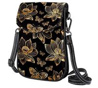 Borsa a tracolla da donna piccola borsa a tracolla leggera da viaggio borsa a tracolla regolabile - Golden Lotus