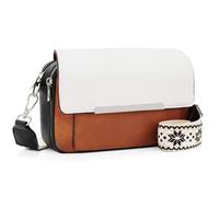 Borsa a Tracolla da Donna, PU Pelle Borsa a Tracolla con 3 Scomparti, Borsa Donna Crossbody Bag con Tracolla Ampia Regolabile e Rimovibile, per Donne Ragazze Viaggi Shopping Lavoro Uso Quotidiano