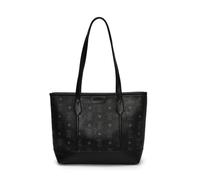 Borsa a tracolla da donna, stile straniero, con simpatico orso, grande capacità, versione coreana, in pelle PU (Black-C, One Size)