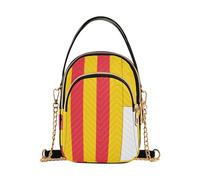 Borsa a tracolla da donna trapuntata con tracolla a catena per telefono borsa alla moda a tracolla frizione cerniera tote Provenza Alpi Costa Azzurra bandiera