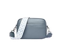 Borsa a tracolla da donna, versatile, casual, piccola, in tessuto, con tracolla, sette borse messenger, Blu, Etichettalia unica