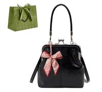 Borsa a tracolla da donna vintage in stile britannico, in pelle PU di alta qualità, con tracolla versatile e spaziosa capacità per tutti i giorni, shopping ed eventi, a