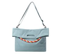 Borsa a tracolla da lavoro in nylon da donna, con grande manico superiore, resistente, per trasportare tutte le borse a tracolla Hobo per lavoro e viaggi, Azzurro chiaro, Taglia unica