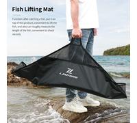 Borsa a tracolla da pesca con tappetino da atterraggio e bilancia digitale per u