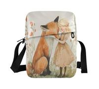 Borsa a tracolla da uomo a tracolla piccole borse da donna borsa a tracolla tracolla regolabile per attività all'aperto quotidiane all'aperto tutti i giorni - Chubby Fox Little Girl