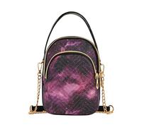 Borsa a tracolla da uomo alla moda con stelle nere e rosa con tasche multiple essenziali per le donne