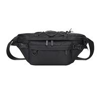 Borsa a tracolla da uomo con fibbia a tracolla con cerniera comoda borsa a tracolla alla moda grande capacità borsa da scuola per ragazzi, 1#nero, Taglia unica, Zaini