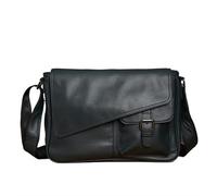 Borsa a tracolla da uomo in pelle Borsa a tracolla da uomo in vera pelle Vintage Cross Body Borse da uomo Business Borsa Casual Hangbag Sling Borsa per lavoro Viaggio Quotidiano Uomo Borsa a tracolla