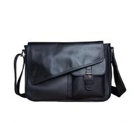 Borsa a tracolla da uomo in pelle Borsa a tracolla da uomo in vera pelle Vintage Cross Body Borse da uomo Business Borsa Casual Hangbag Sling Borsa per lavoro Viaggio Quotidiano Uomo Borsa a tracolla