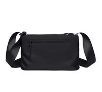 Borsa a tracolla da uomo in tela di bue, stile casual, capiente, impermeabile, per il tempo libero e il tempo libero, per i giovani (nero)
