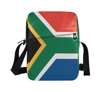 Borsa a tracolla da uomo nazionale sudafricana con bandiera del Sud Africa, piccole borse per le donne, borsa casual, tracolla regolabile, per scuola quotidiana all'aperto
