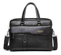 Borsa a tracolla da uomo WEIXIER GA-35542 - Nera / Maxi