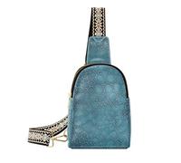 Borsa a tracolla da viaggio antifurto con texture in pelliccia di serpente alla moda piccola borsa a tracolla per escursionismo