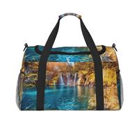 Borsa a tracolla da viaggio con acqua pulita e paesaggio lacustre donna uomo borsa a tracolla borsa a tracolla borse da lavoro borsa hobo per tutti i giorni