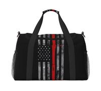 Borsa a tracolla da viaggio con ascia da pompiere, leggera, impermeabile, di grande capacità, portatile, borsa da viaggio per oggetti personali, Nero , Taglia unica