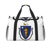 Borsa a tracolla da viaggio con bandiera del Massachusetts, borsa a tracolla, borsa a tracolla, borsa da lavoro, borsa hobo per tutti i giorni
