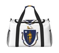 Borsa a tracolla da viaggio con bandiera del Massachusetts, borsa a tracolla, borsa a tracolla, borsa da lavoro, borsa hobo per tutti i giorni