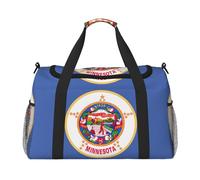 Borsa a tracolla da viaggio con bandiera del Minnesota, borsa a tracolla, borsa da lavoro, borsa da lavoro, borsa hobo per tutti i giorni