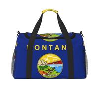 Borsa a tracolla da viaggio con bandiera del Montana, borsa a tracolla, borsa a tracolla, borsa da lavoro, borsa hobo per tutti i giorni