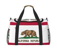 Borsa a tracolla da viaggio con bandiera della California, da donna, da uomo, borsa a tracolla, borsa da lavoro, borsa hobo per tutti i giorni