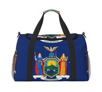 Borsa a tracolla da viaggio con bandiera dello Stato di New York, borsa a tracolla, borsa a tracolla, borsa da lavoro, borsa hobo per tutti i giorni