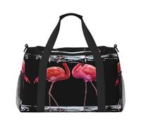 Borsa a tracolla da viaggio con fenicottero carino da donna e uomo, borsa a tracolla, borsa da lavoro, borsa hobo per tutti i giorni