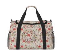Borsa a tracolla da viaggio con foglie e fiori, borsa a tracolla, borsa a tracolla, borsa da lavoro, borsa hobo per tutti i giorni