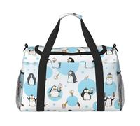 Borsa a tracolla da viaggio con pinguini, borsa a tracolla, borsa a tracolla, borsa da lavoro, borsa hobo per tutti i giorni