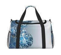 Borsa a tracolla da viaggio con riccioli natalizi sulle palline da donna e da uomo borsa a tracolla borsa a tracolla borsa da lavoro borsa hobo per tutti i giorni