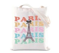 Borsa a tracolla da viaggio con Torre Eiffel, regalo per il fine settimana di Parigi, souvenir di Parigi, regalo per il fine settimana, Parigi., medium