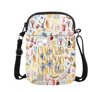 Borsa a tracolla da viaggio Italia regalo di saluto italiano souvenir regalo Ciao Bella Merch, Ciao Cr Eu, 5.91 Inches ×8.27 Inches