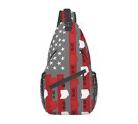 Borsa a tracolla da viaggio per borsa a tracolla diagonale casual da donna e da uomo Oh-Io State