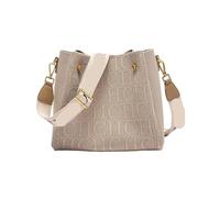 Borsa a tracolla dal design elegante con lettere Sense, coulisse, borsa da donna di marca, moda casual(Blue)