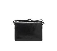 Borsa a tracolla DBRAMANTE1928 Marselisborg pelle 14" nera compatta