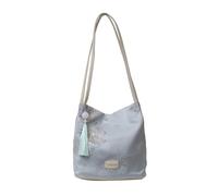 Borsa a tracolla delicata sotto le ascelle alla moda borsa a tracolla con fiocco adatta per impiegati e studenti borsa a tracolla cinese, Blu, One Size