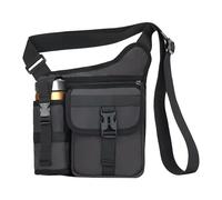 Borsa a tracolla della spalla - busta impermeabile resistente, organizzatore di viaggi maschili casual | Slim Sports Sports Carrier con porta bottiglia separato, attrezzatura pratica leggera