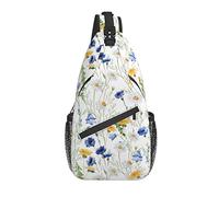Borsa a tracolla Denti di leone Fiori Boho Escursionismo Zaino a tracolla Zaino a tracolla da viaggio per uomo Donna