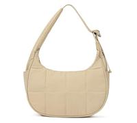 Borsa a tracolla di alta qualità con design a piumino, tessuto di nylon trapuntato, interno spazioso, comoda tracolla in nylon trapuntata, cachi, One Size