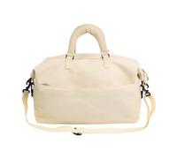 Borsa a tracolla di grande capacità borse da viaggio pratiche borse a tracolla Oxford resistenti all'acqua per brevi viaggi, Bianco, As the pic show