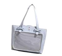 Borsa a tracolla di grande capacità che evidenzia la cultura anime giapponese borsa casual sotto le ascelle per lo shopping e il tempo libero borsa da trasporto quotidiana, Blu, One Size