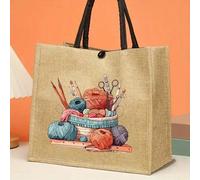 Borsa a tracolla di grande capacità, design vivace e alla moda - alla Moda, perfetta per picnic all'aperto, borsa a tote per pic-nic Borsa to-te con stampa plissettata FumettoPoliestere