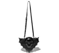 Borsa a tracolla di Halloween unica e accattivante borsa a tracolla vintage borsa a tracolla in pelle PU borsa da festa per le donne borsa di Halloween