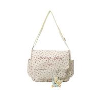 Borsa a tracolla di nylon femmina borsa floreale a filo a sospensione (rosso)