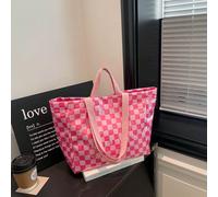 Borsa a tracolla di stile universitario alla moda - Materiale leggero in PVC e carta kraft, chiusura con , scelta di stile per le donne GeometricoCloruro di polivinile