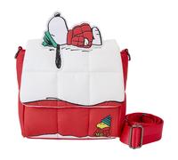 Borsa A Tracolla Doghouse Di Snoopy E Woodstock Giornata Di Neve Con Arachidi
