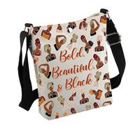 Borsa a tracolla donna nera regalo donna nera Africa Pride regalo B-lack Power G-ift B-lack Culture G-ift, Bella borsa