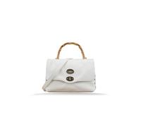 Borsa a tracolla Donna Zanellato postina daily bamboo s shoulder bag Bianco